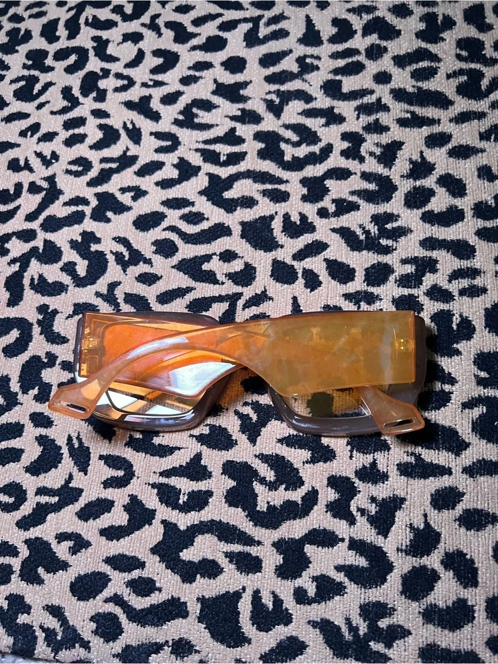 Brown Thick Frame Blue-Light Glasses — Never Worn 👓🤎